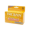 Trojan Ultra Ribbed Ecstasy Lubricated Condoms 2 Pack - Pleasure-Focused Intimacy Enhancers for Ultimate Sensation and Safety - Adult Naughty Store