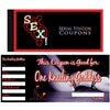 Introducing the Passionate Pleasure Collection: Sex! Coupons International Version - 20 Romantic Coupons for Unforgettable Moments - Adult Naughty Store