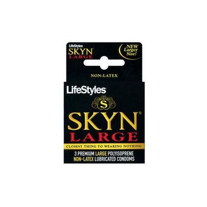 Lifestyles Skyn Large Polyisoprene Condoms - Enhanced Sensation for a Natural Feel - Adult Naughty Store