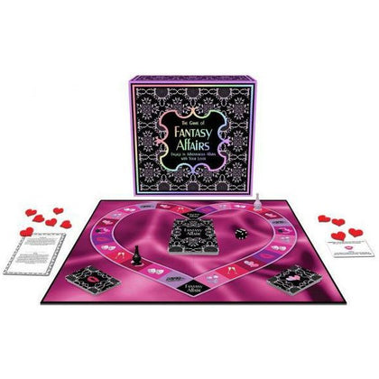 Introducing the Sensual Pleasures Fantasy Affairs Board Game - The Ultimate Erotic Exploration Experience for Couples - Adult Naughty Store