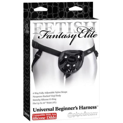 Fetish Fantasy Elite Universal Beginner's Harness - Versatile Strap-On for All Your Pleasure Needs (Black) - Adult Naughty Store