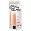 Real Feel Lifelike Toyz No 4 Beige Vibrating Dildo for an Unforgettable Sensory Experience - Adult Naughty Store