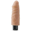 Real Feel Lifelike Toyz No 4 Beige Vibrating Dildo for an Unforgettable Sensory Experience - Adult Naughty Store