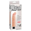 Real Pleasure Toys - Real Feel Lifelike Toyz No. 6 Beige Vibrating Dildo - The Ultimate Pleasure Companion for Lifelike Sensations - Adult Naughty Store