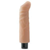 Real Pleasure Toys - Real Feel Lifelike Toyz No. 6 Beige Vibrating Dildo - The Ultimate Pleasure Companion for Lifelike Sensations - Adult Naughty Store