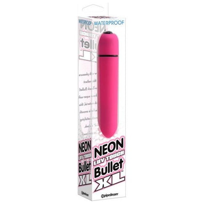 Neon Luv-Touch Bullet XL Pink - Powerful Vibrating Bullet for Intense Pleasure