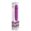 Luv Touch Neon Bullet XL Purple Vibrator - Powerful Pleasure for All Genders and Intense Stimulation