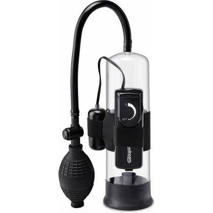 Pipedream Pump Worx Beginners Vibrating Pump Black - Enhance your Pleasure with Confidence