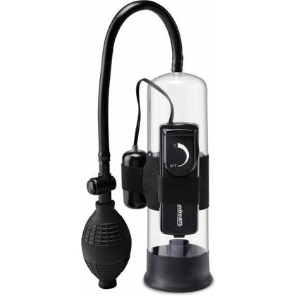 Pipedream Pump Worx Beginners Vibrating Pump Black - Enhance your Pleasure with Confidence - Adult Naughty Store