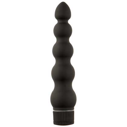 Black Magic Ribbed Vibrator - Model 7R | Powerful Multi-Speed Pleasure for Women | Clitoral, G-Spot, and Anal Stimulation | Waterproof | Velvet Touch Material | Majestic Black