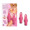 Introducing the Pink PleasureWire Wireless Vibrating Nipple Clamps - Model NP-001: A Sensational Delight for All Genders, Delivering Exquisite Pleasure in Pink - Adult Naughty Store