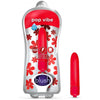 Blush Novelties Blush Pop Vibe Cherry Red - 7 Function Waterproof Smooth Satin Finish Vibrating Pocket-Sized Pleasure Toy - Adult Naughty Store