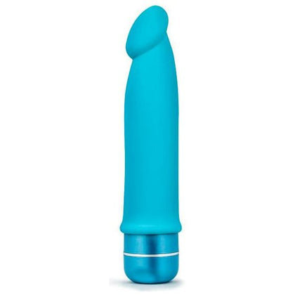 Exquisite Pleasure Purity Silicone Vibrator Blue - Model PV-7.5B for Women's Sensual Bliss