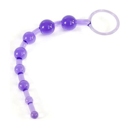 Blush Novelties Sassy Anal Beads - Model AB-10 - Unisex Anal Pleasure Toy - Purple