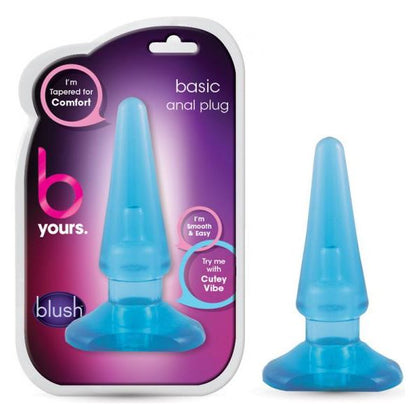Blush Novelties Sassy Anal Plug - Model BNA-001 - Unisex Butt Pleasure Toy - Blue