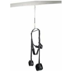 Fetish Fantasy Spinning Fantasy Swing Black - The Ultimate Pleasure Swing for Unforgettable Sensual Adventures