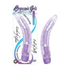 Introducing the Sensational Pleasure Orgasmic Gels Sensation Purple Vibrator - Model OG-7X