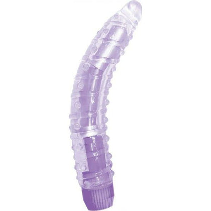 Introducing the Sensational Pleasure Orgasmic Gels Sensation Purple Vibrator - Model OG-7X