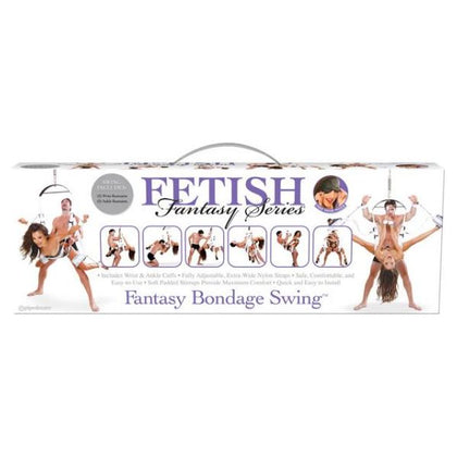 Fantasy Fetish Bondage Swing - Model X2, Unisex, Full Body Restraint, White