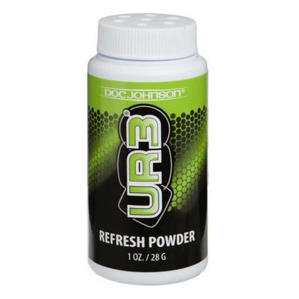 UR3 Refresh Powder 1oz Shaker - Care and Revitalize Your UR3 Sex Toys - Model UR3-RP1 - For All Genders - Enhances Sensations and Longevity - White - Adult Naughty Store