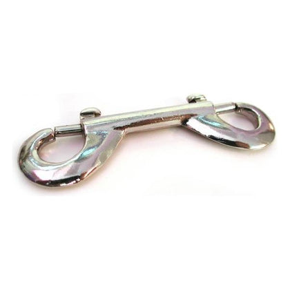 Kl Nickel-plated Snap Hooks (4) - Premium BDSM Bondage Accessories for Couples - Model X4 - Unisex - Pleasure Enhancer for Sensual Play - Silver