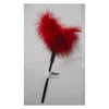 Introducing the Sensual Pleasures Red 7-Inch Feather Tickler by Pleasure Delights!