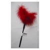 Introducing the Sensual Pleasures Red 7-Inch Feather Tickler by Pleasure Delights! - Adult Naughty Store