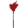 Introducing the Sensual Pleasures Red 7-Inch Feather Tickler by Pleasure Delights! - Adult Naughty Store