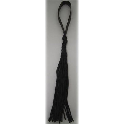 S&M Faux Leather Beaded Flogger - Sensation Play BDSM Toy - Model BFD-2001 - Unisex - Teasing and Pleasure - Black