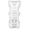 Mood Pleaser UR3 Massage Beads Frost - Intense Pleasure Masturbator for Men - Model MP-UR3MB-001 - Frost Color - Adult Naughty Store