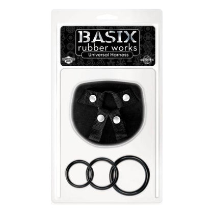 Basix Rubber Works Universal Harness BH-1001 Strap-On Play for All Genders Enhancing Pleasure Black - Adult Naughty Store