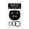 Basix Rubber Works - Universal Harness Plus Size Strap-On Kit - Model XYZ123 - Unisex - Multi-Pleasure - Black - Adult Naughty Store