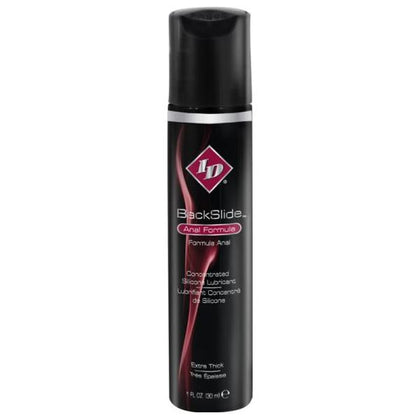 ID Backslide 1oz Silicone Anal Lubricant - Intensify Pleasure and Comfort for Anal Play - Model: Backslide 1 - Unisex - Enhances Sensations - Clear