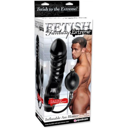 Fetish Fantasy Extreme Inflatable Ass Blaster Black - The Ultimate Expandable Anal Pleasure for Intense Satisfaction