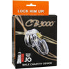 CB-3000 Clear Male Chastity Cage for Controlled Pleasure and Discreet Security