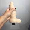 Real Feel No 13 Beige Vibrating Dildo: The Ultimate Lifelike Pleasure Experience for Women - Adult Naughty Store