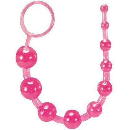 Blush Novelties Sassy Anal Beads - Model #BA-101 - Pink - Intense Pleasure for All Genders and Anal Play Enthusiasts