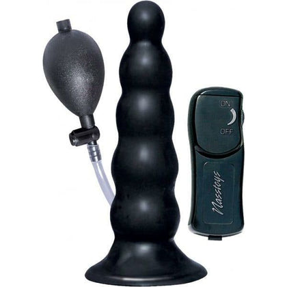 Ram Inflatable Vibrating Anal Expander Black - The Ultimate Pleasure Enhancer for Adventurous Individuals - Adult Naughty Store