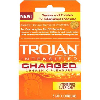 Trojan Charged W-intensified Lubricant Condoms (3 Pack)