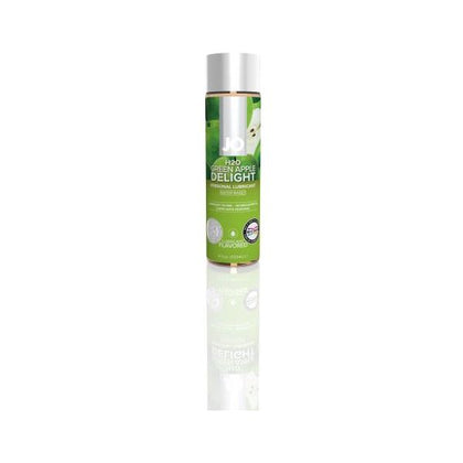 Jo H2O Flavored Lube Green Apple 4 Ounce: Sinfully Delicious Water-Based Flavored Lubricant for Enhanced Pleasure, Model #JO-H2O-GRAPPLE4, Gender-Neutral, Ideal for Intimate Play, Green Apple Flavor
