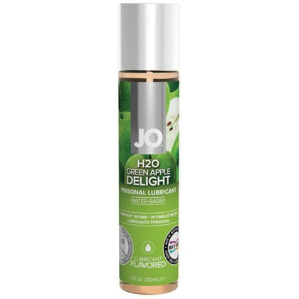 System JO H2O Flavored Lubricant - Green Apple 1oz: The Perfect Water-Based Pleasure Enhancer for Sensual Adventures
