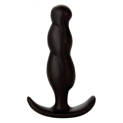 Mood Naughty 3 Medium Black Silicone Butt Plug - Ergonomic Curved Base for Intense Pleasure