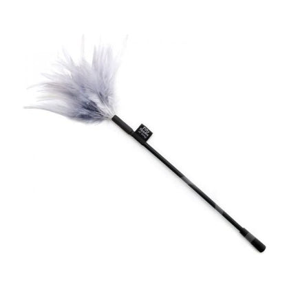 Fifty Shades of Grey Tease Feather Tickler - Sensual Pleasure Enhancer for Couples - Model X123 - Unisex - Delicate Feather Stimulation - Seductive Black - Adult Naughty Store