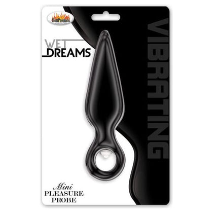 Introducing the SensaPro Mini Pleasure Probe Black - Model SP-001: The Ultimate Waterproof Silicone Anal Stimulator for All Genders!