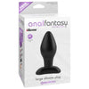 Anal Fantasy Collection Large Silicone Plug - Model AP-2001 - Unisex Anal Pleasure - Black