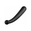 Introducing the Anal Fantasy Vibrating Curve Probe Black - Model AFX-2000: The Ultimate Pleasure Experience for Men and Women - Adult Naughty Store