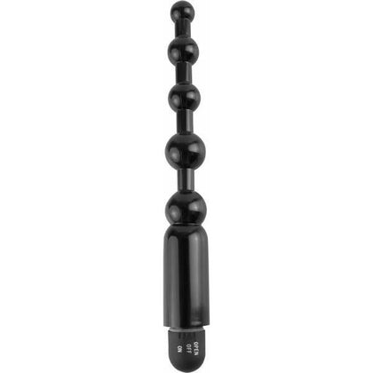 Anal Fantasy Collection Beginners Power Beads - Model ABP-001 - Unisex Anal Pleasure Toy - Intense Stimulation - Midnight Black