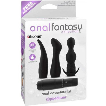 Anal Fantasy Collection Anal Adventure Kit - Ultimate Pleasure for All Genders in Intense Black
