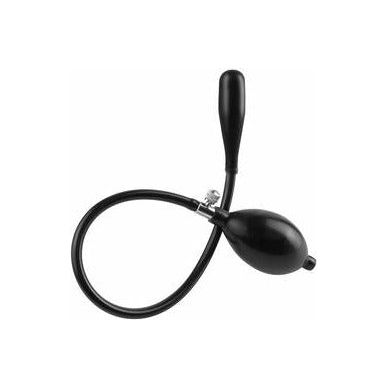 Introducing the Anal Fantasy Inflatable Silicone Ass Expander Black - Model AFSB-001: The Ultimate Pleasure for Anal Exploration - Adult Naughty Store