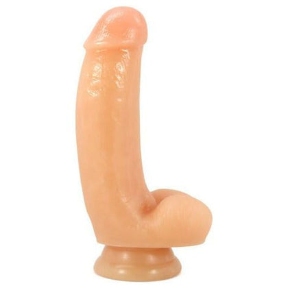 Pizza Lover's Delight - The Pizza Boy Dildo with Suction Cup Beige - Model PB-1001 - Unisex Pleasure - Realistic Texture - 7